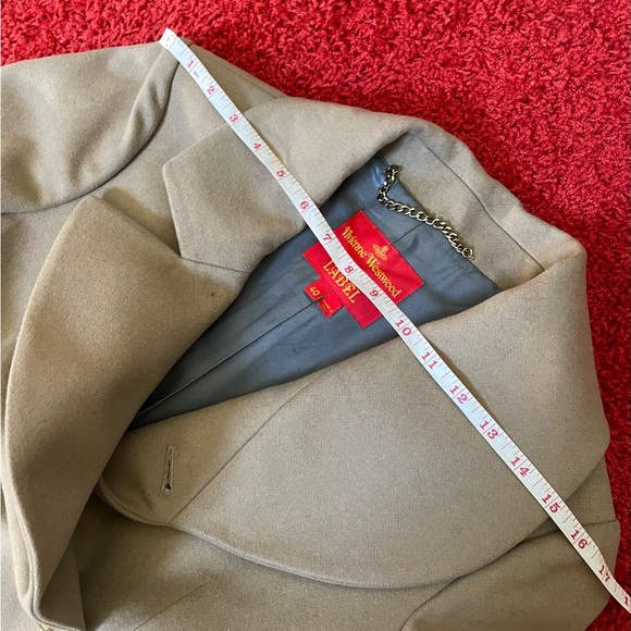 Vivienne Westwood AW14 Red Label Camel Coat IT 40 NEW - Picture 15 of 15